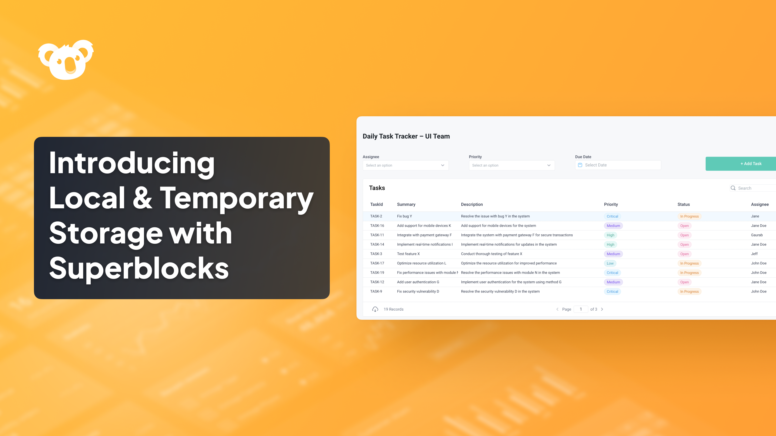 Introducing Local & Temporary Storage with Superblocks
